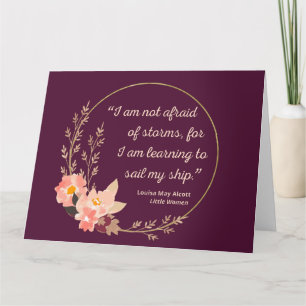 Little Women Quote I - Cute Style Card