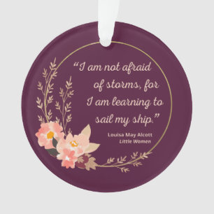 Little Women Quote I - Cute Style Ornament
