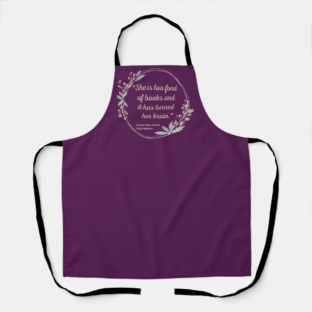 Little Women Quote II - Cute Style Apron (Front)