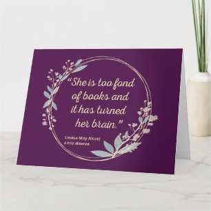Little Women Quote II - Cute Style Card