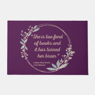Little Women Quote II - Cute Style Doormat