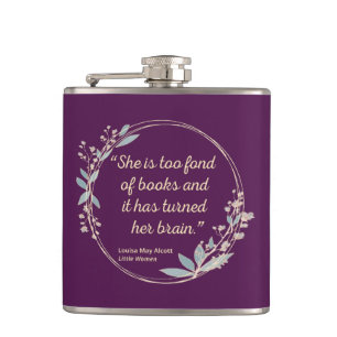 Little Women Quote II - Cute Style Hip Flask