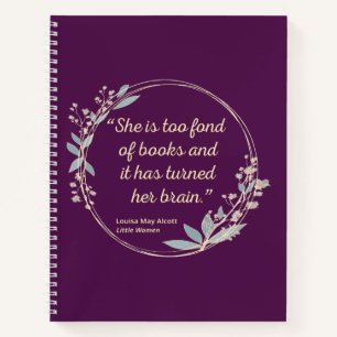 Little Women Quote II - Cute Style Notebook
