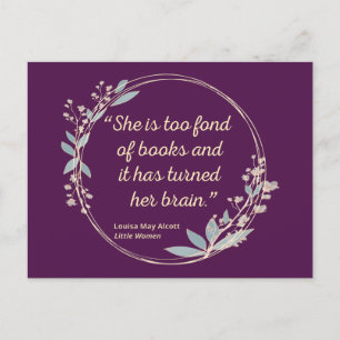 Little Women Quote II - Cute Style Postcard