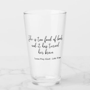 Little Women Quote II - Handwriting Style Glass