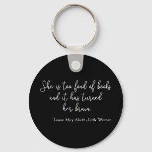 Little Women Quote II - Handwriting Style Key Ring
