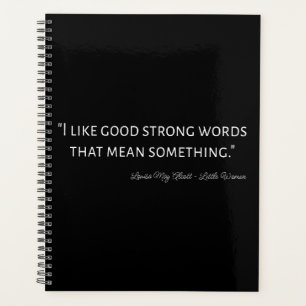 Little Women Quote IV - Classic Style Planner