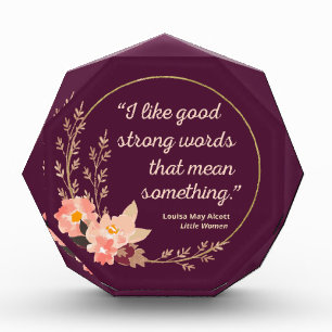 Little Women Quote IV - Cute Style Photo Block