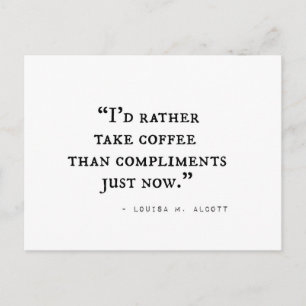 Little Women Quotes Postcard