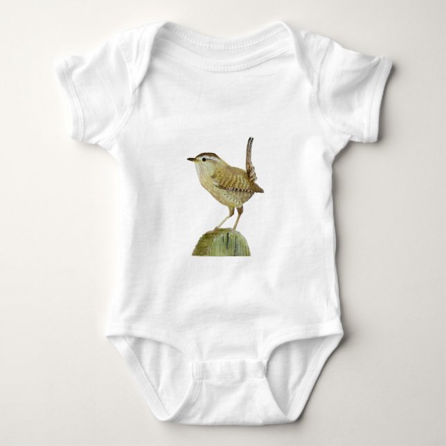 Little Wren Baby Bodysuit (Front)
