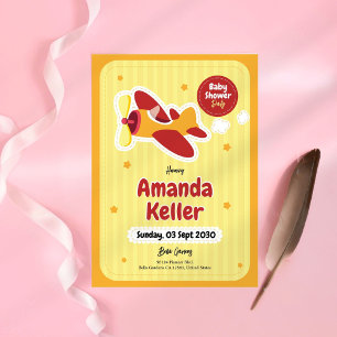 Little Yellow Baby Shower Invitation