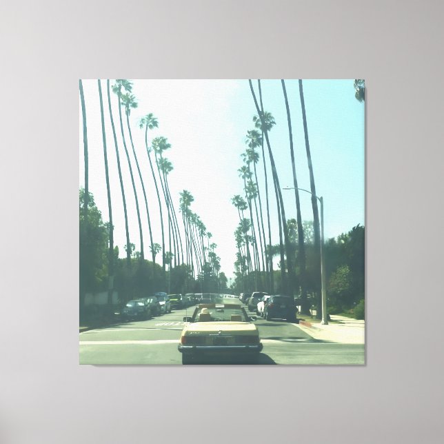 Little Yellow Car Canvas Print (Front)