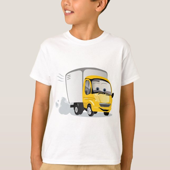 Little Yellow Cartoon Truck for Kids! T-Shirt (Front)