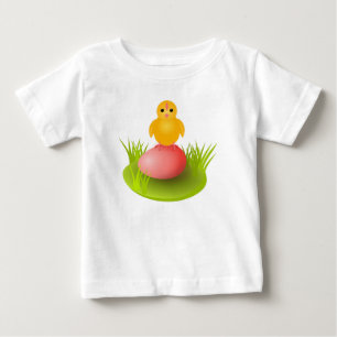 Little yellow chick and egg baby T-Shirt