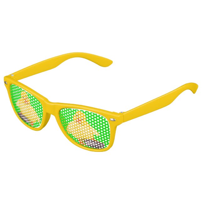 Little Yellow Duckling Kids Sunglasses Fun (Angled)
