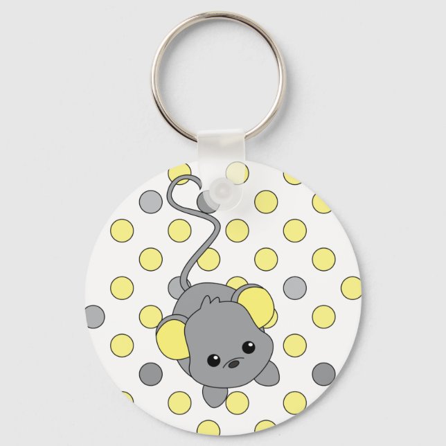 Little Yellow Ears Key Ring (Front)