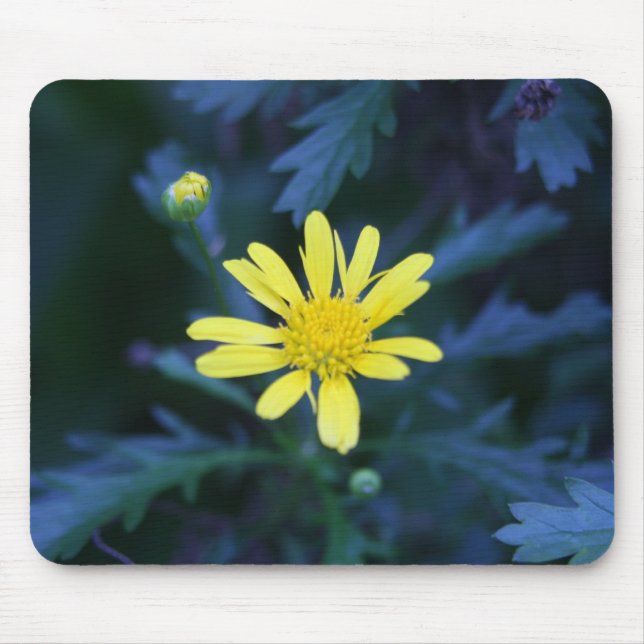 little yellow flower mouse mat (Front)