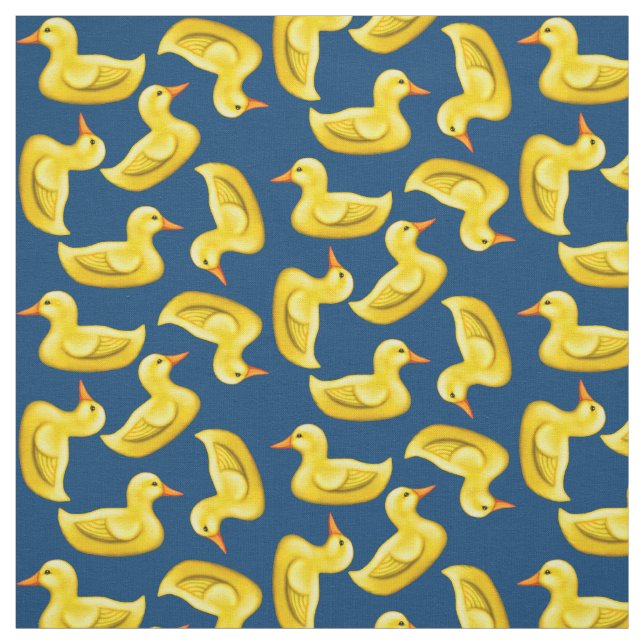 Little Yellow Rubber Duck Fabric (Swatch)