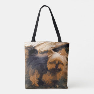 Little Yorkie - Yorkshire Terrier Dog Tote Bag