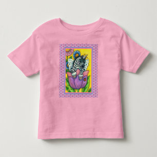LITTLE ZEBO WHIMSYNICKER, ZEBRA UNICORN Fantasy Toddler T-Shirt