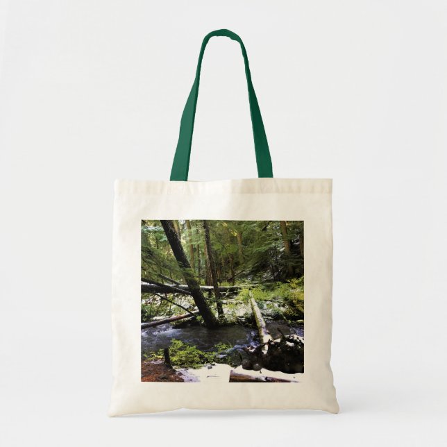 Little Zigzag River, Oregon Tote Bag (Front)