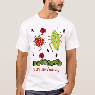 Littlebeane Bugs Insects Ladybug Ant Caterpillar T-Shirt