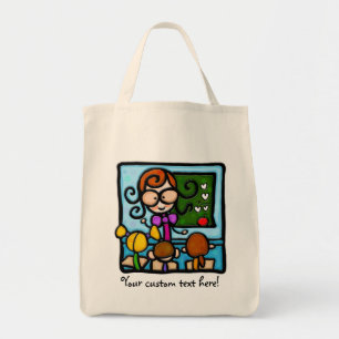 LittleGirlie plays teacher! Tote Bag