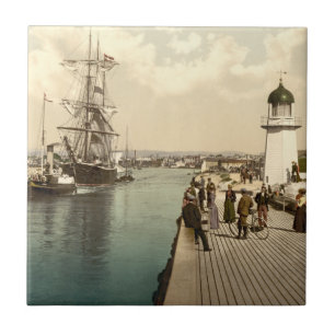 Littlehampton Pier and Harbour, England Tile