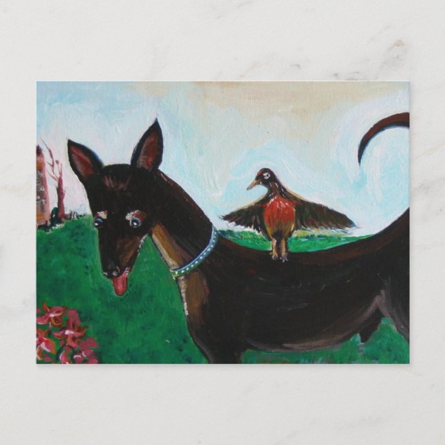 Littleman and Robbie Bobbie Postcard (Front)