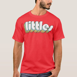 Littles Retro Rainbow Typography Faded Style T-Shirt