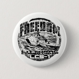 Littoral combat ship Freedom Round Button Button