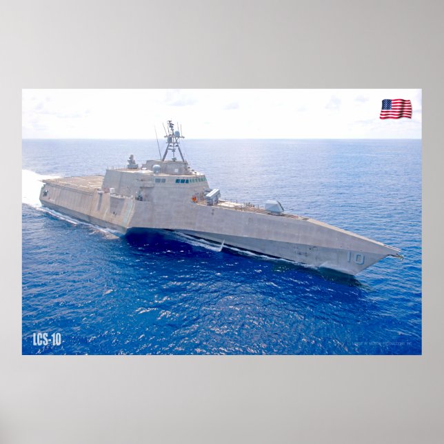 LITTORAL COMBAT SHIP – LCS-10 POSTER (Front)