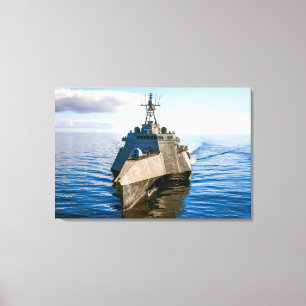 LITTORAL COMBAT SHIP – LCS-16 24x36 Canvas Print