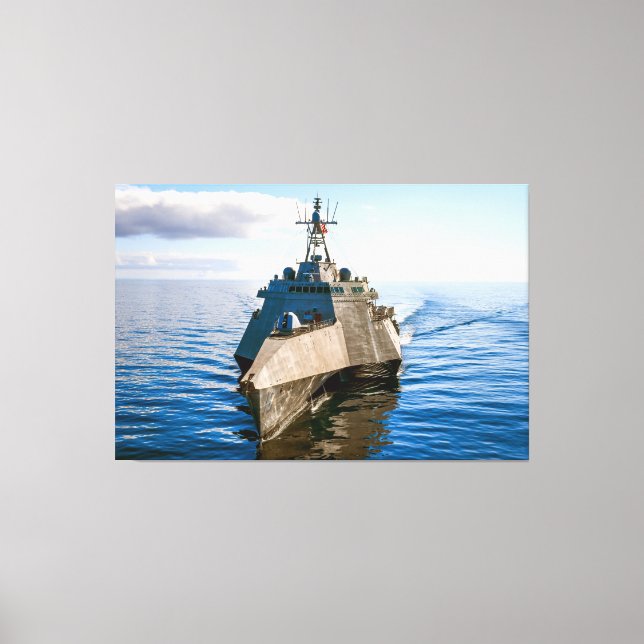 LITTORAL COMBAT SHIP – LCS-16 40x60 Canvas Print (Front)