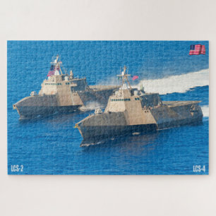 LITTORAL COMBAT SHIP – LCS-2/LCS-4 (20x30 INCH) Jigsaw Puzzle