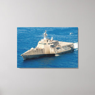 LITTORAL COMBAT SHIP – LCS-4 24x36 Canvas Print