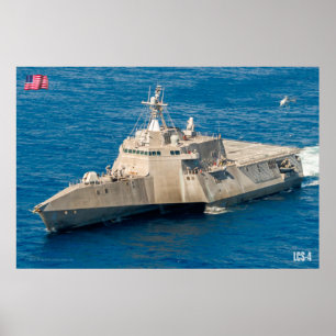 LITTORAL COMBAT SHIP – LCS-4 POSTER