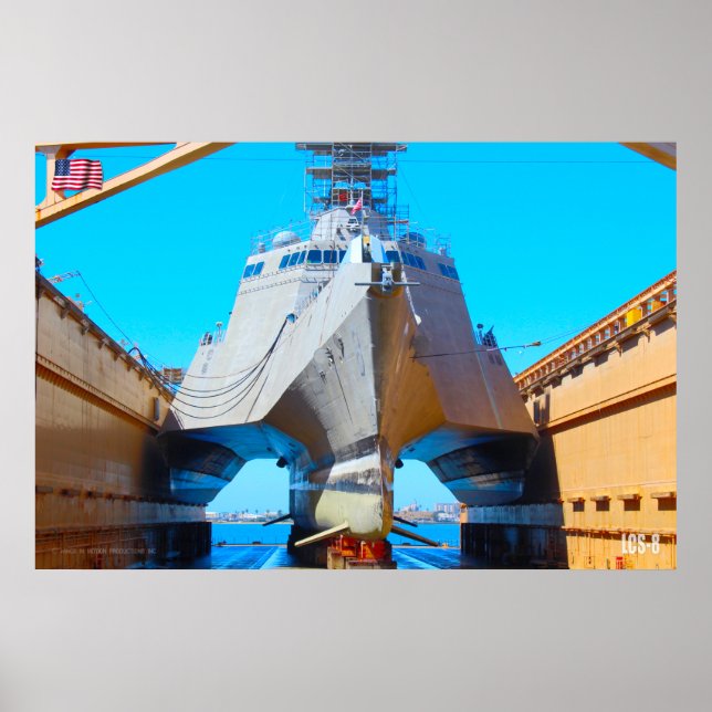 LITTORAL COMBAT SHIP – LCS-8 POSTER (Front)