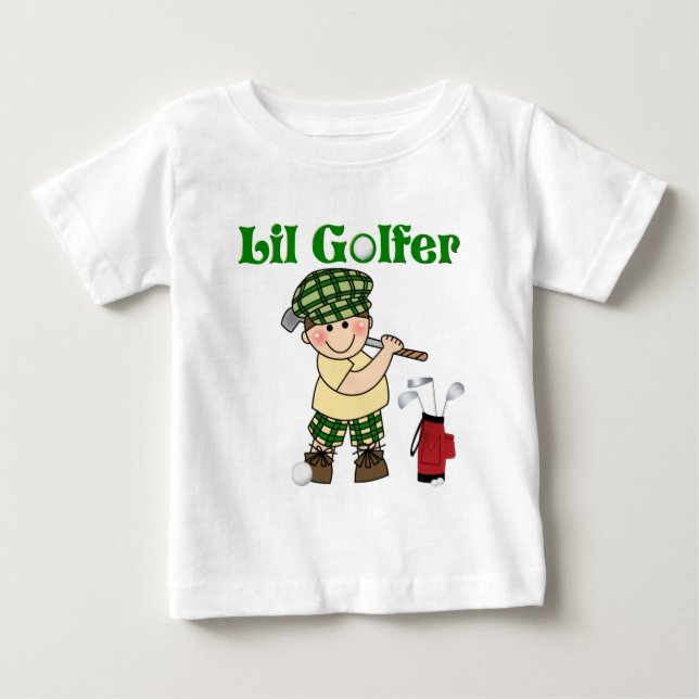 Litttle Golfer Baby T-Shirt (Front)