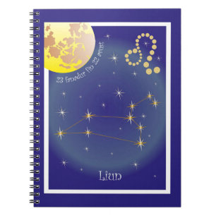 Liun 23 fanadur fin 22 avust Notizheft Notebook