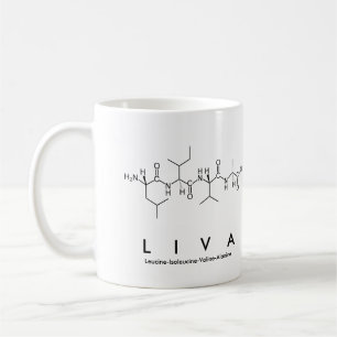 Liva peptide name mug