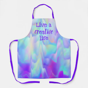 Live a Creative Life Colourful Apron