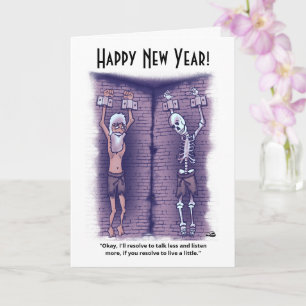 Live A Little New Year's Day Card