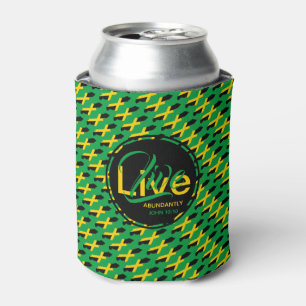 Live Abundantly John 10:10 JAMAICA Christian Can Cooler
