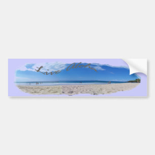 Live Aloha! Bumper Sticker