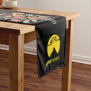 Live Ambitiously Table Runner 