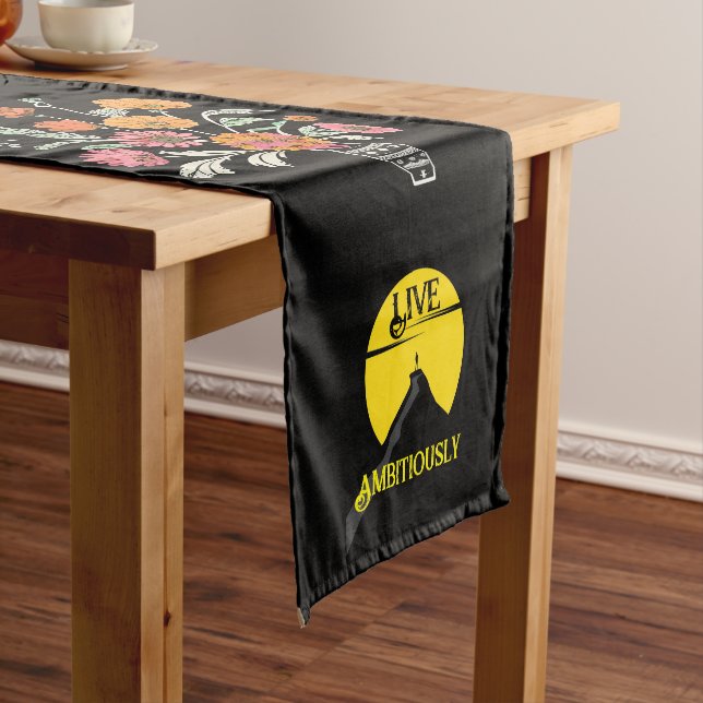 Live Ambitiously Table Runner  (In Situ)