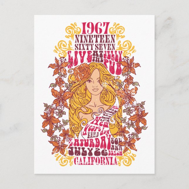 Live at the Jelly Pub Postcard (Front)