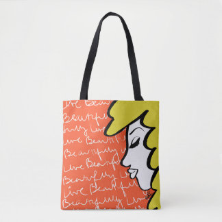 Live Beautifully Canvas Bags