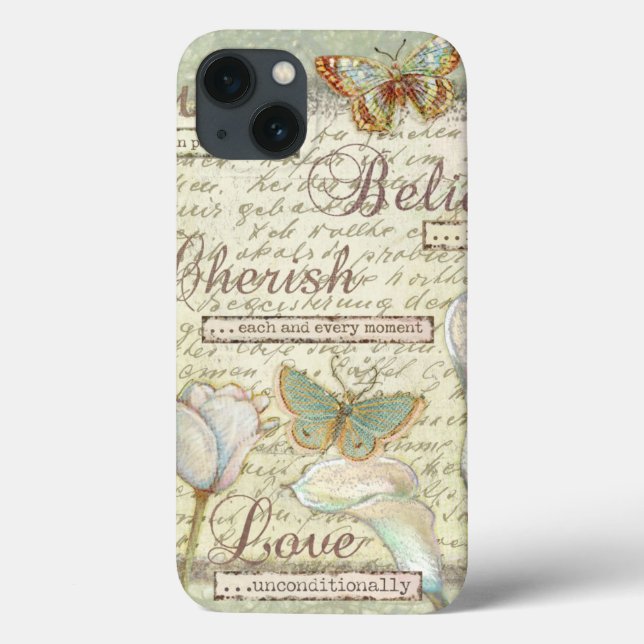 Live Believe Cherish Case-Mate iPhone Case (Back)